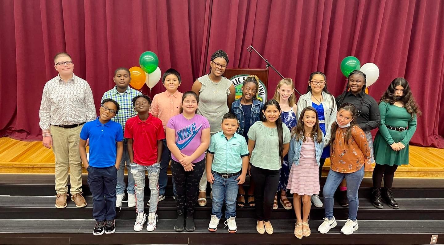 Central Elementary School students participated in the Tropicana Speech Contest